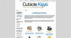 Desktop Screenshot of cubiclekeys.com