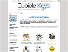 Tablet Screenshot of cubiclekeys.com